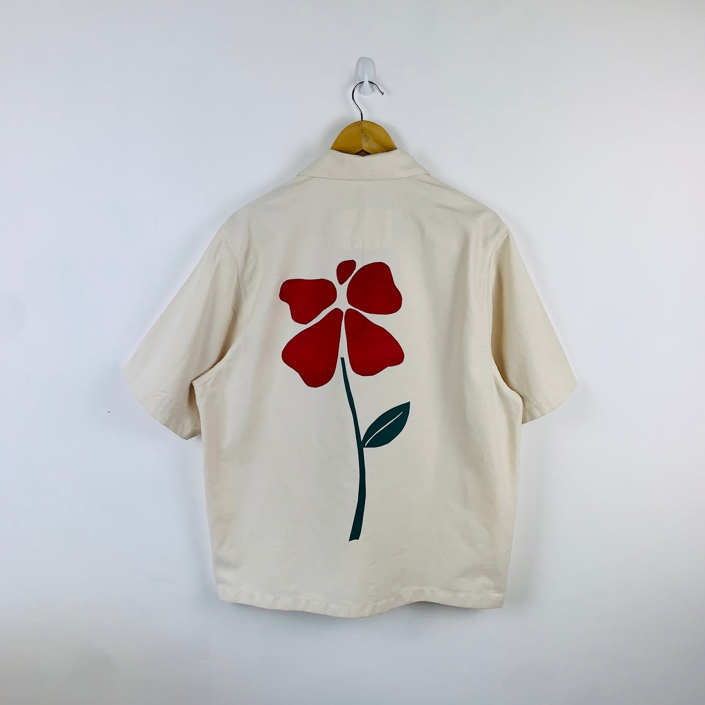 Shirt with Screen printed florals